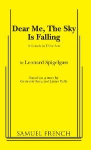 Dear Me, The Sky Is Falling Book Cover