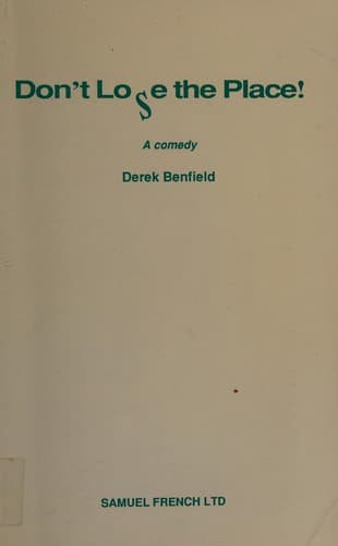 Don't Lose The Place! Book Cover