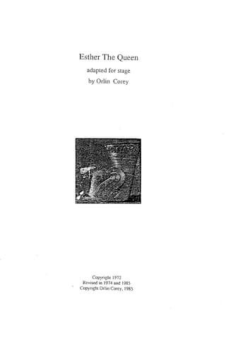 Esther the Queen Book Cover