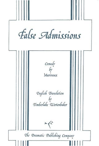 False Admissions Book Cover