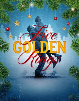 Five Golden Rings: A Greeting Card Channel Holiday Musical Book Cover