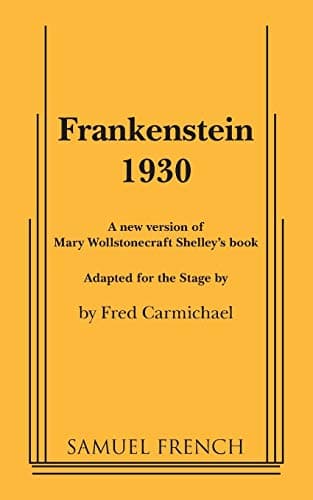 Frankenstein 1930 Book Cover