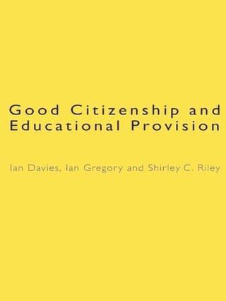 Good Citizenship And Educational Provision Book Cover