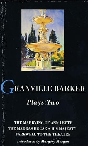 Granville Barker Plays: 2 Book Cover