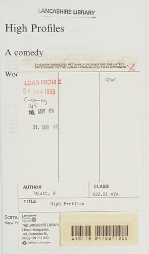 High Profiles Book Cover