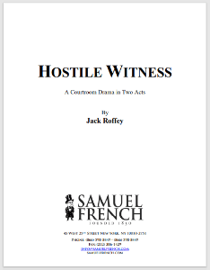 Hostile Witness Book Cover