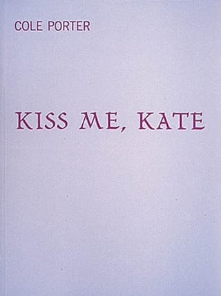 Kiss Me, Kate Book Cover