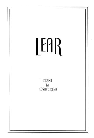 Lear Book Cover