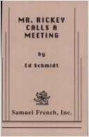 Mr Rickey Calls a Meeting Book Cover