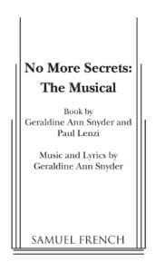 No More Secrets: The Musical Book Cover