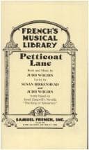 Petticoat Lane Book Cover