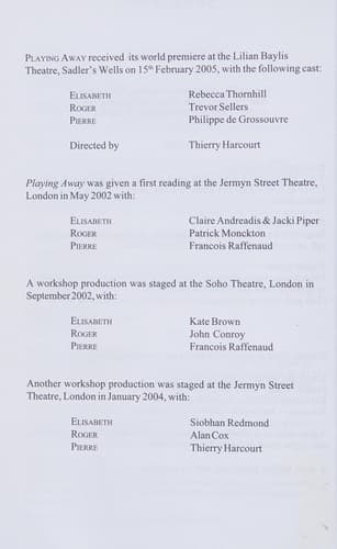 Playing Away Book Cover