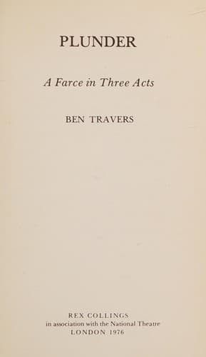 Plunder Book Cover