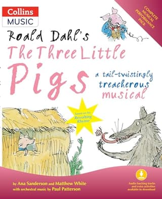 Roald Dahl's The Three Little Pigs Book Cover