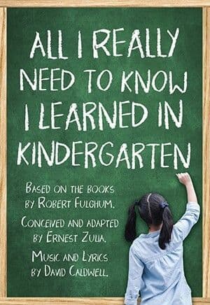 Robert Fulghum's All I Really Need To Know I Learned In Kindergarten Book Cover