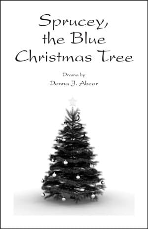Sprucey, The Blue Christmas Tree Book Cover