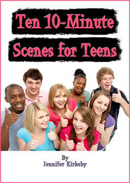 Ten 10-Minute Scenes for Teens Book Cover