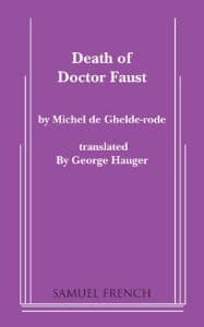 The Death of Doctor Faust Book Cover
