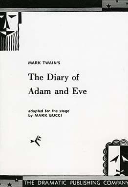 The Diary of Adam and Eve Book Cover