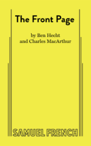 The Front Page Book Cover