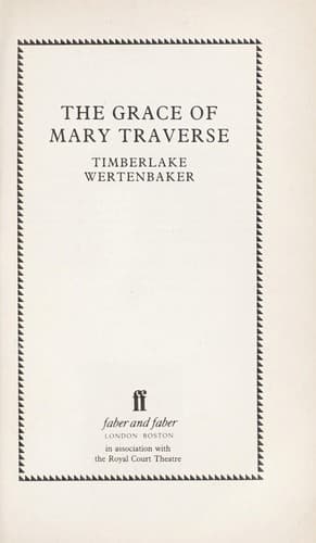 The Grace of Mary Traverse Book Cover
