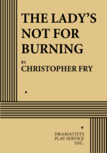 The Lady's Not for Burning Book Cover