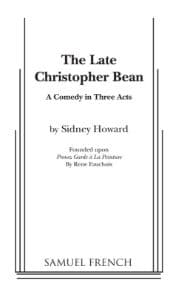 The Late Christopher Bean Book Cover