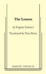 The Lesson (trans. Howe) Book Cover
