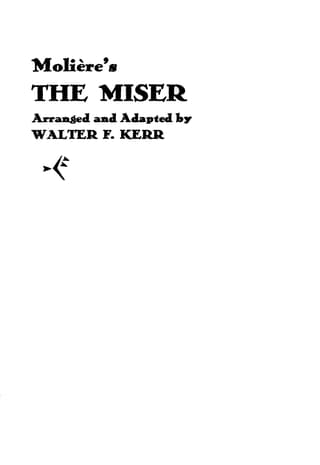 The Miser Book Cover