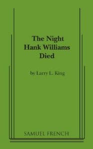 The Night Hank Williams Died Book Cover