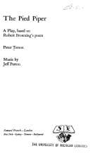 The Pied Piper Book Cover