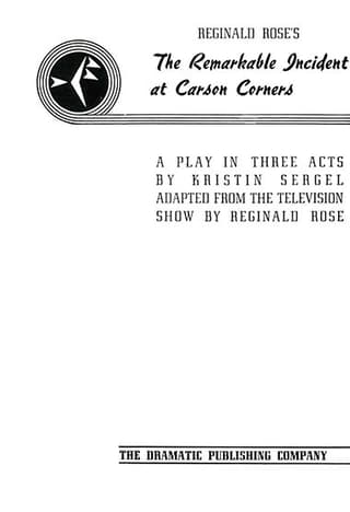 The Remarkable Incident at Carson Corners Book Cover
