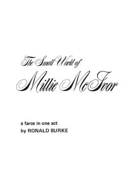 The Small World of Millie McIvor Book Cover