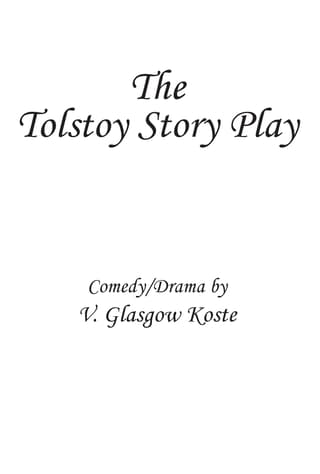 The Tolstoy Story Play Book Cover