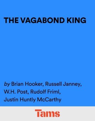 The Vagabond King (1925) Book Cover