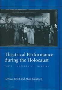 Theatrical Performance During the Holocaust Book Cover