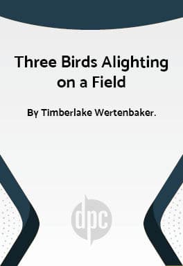 Three Birds Alighting On A Field Book Cover