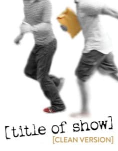 [title of show] (clean version) Book Cover