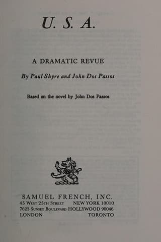 U.S.A. Book Cover