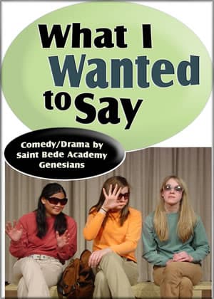 What I Wanted to Say Book Cover