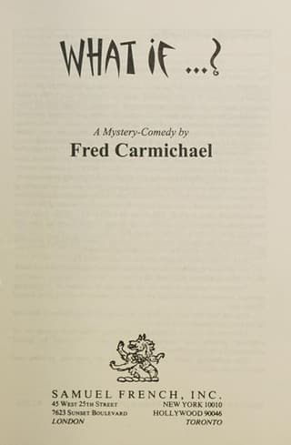 What If-- ? Book Cover