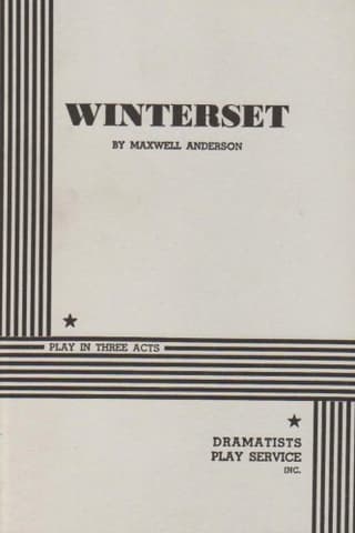 Winterset Book Cover