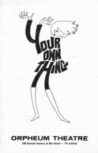 Your Own Thing Book Cover