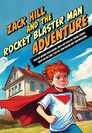 Zack Hill and the Rocket Blaster Man Adventure Book Cover